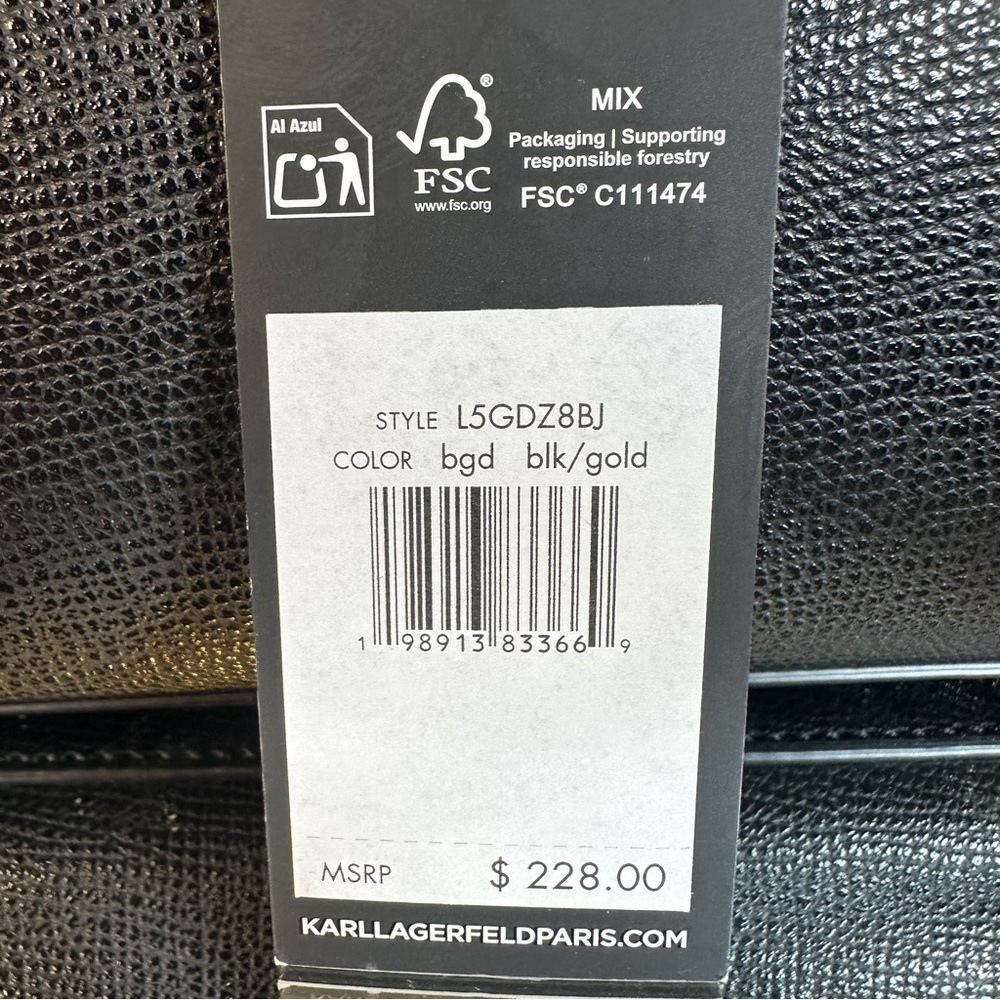 Karl Lagerfeld Maybelle Satchel NWT - Picture 15 of 17